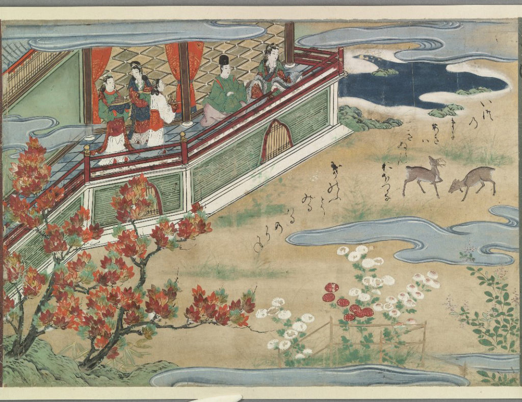 Autumn in the kingdom under the sea. Urashima Taro handscroll from Bodleian Library.