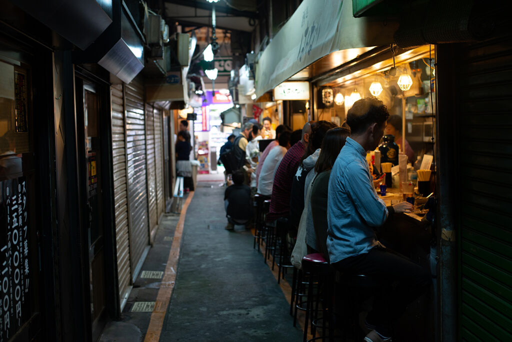 Izakaya customers