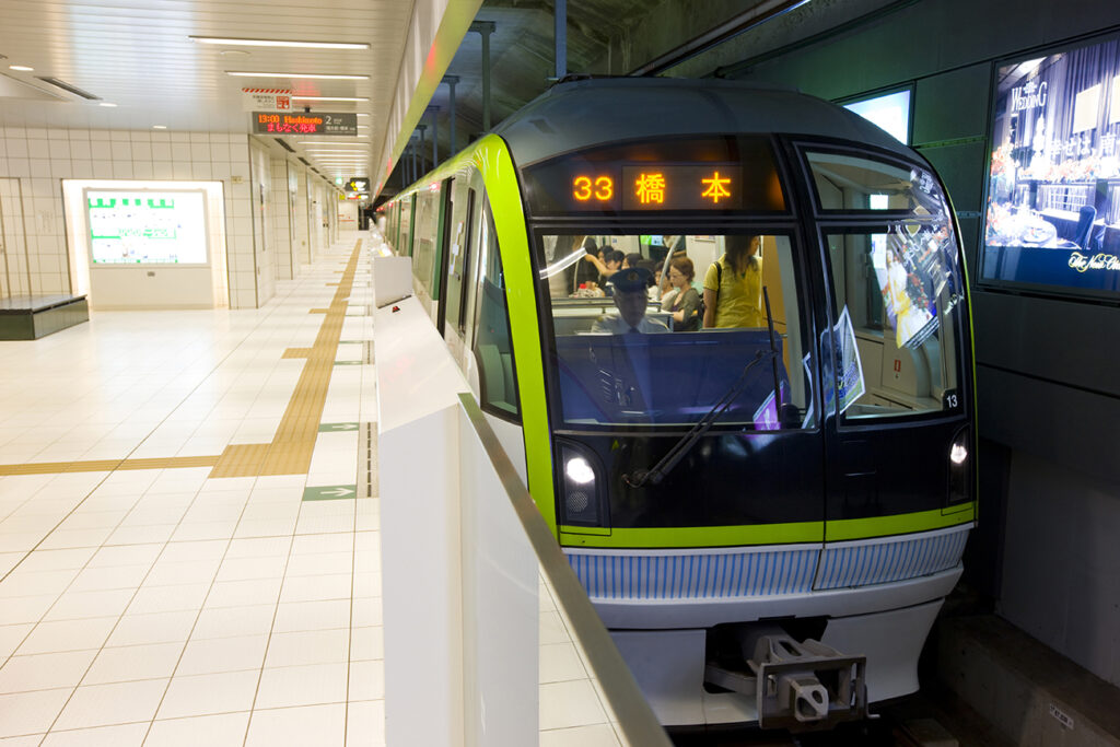 The Image Of The Subway In Japan